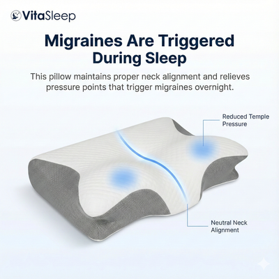 VitaSleep™ – Migraine Pillow