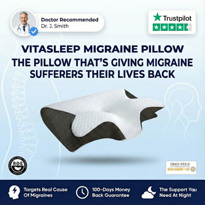 VitaSleep™ – Migraine Pillow