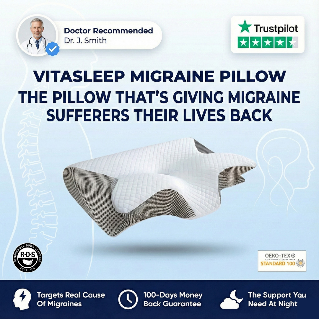 VitaSleep™ – Migraine Pillow