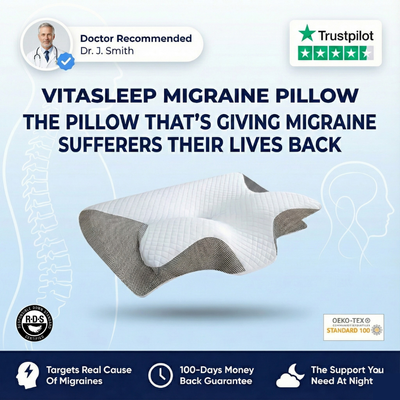 VitaSleep™ – Migraine Pillow