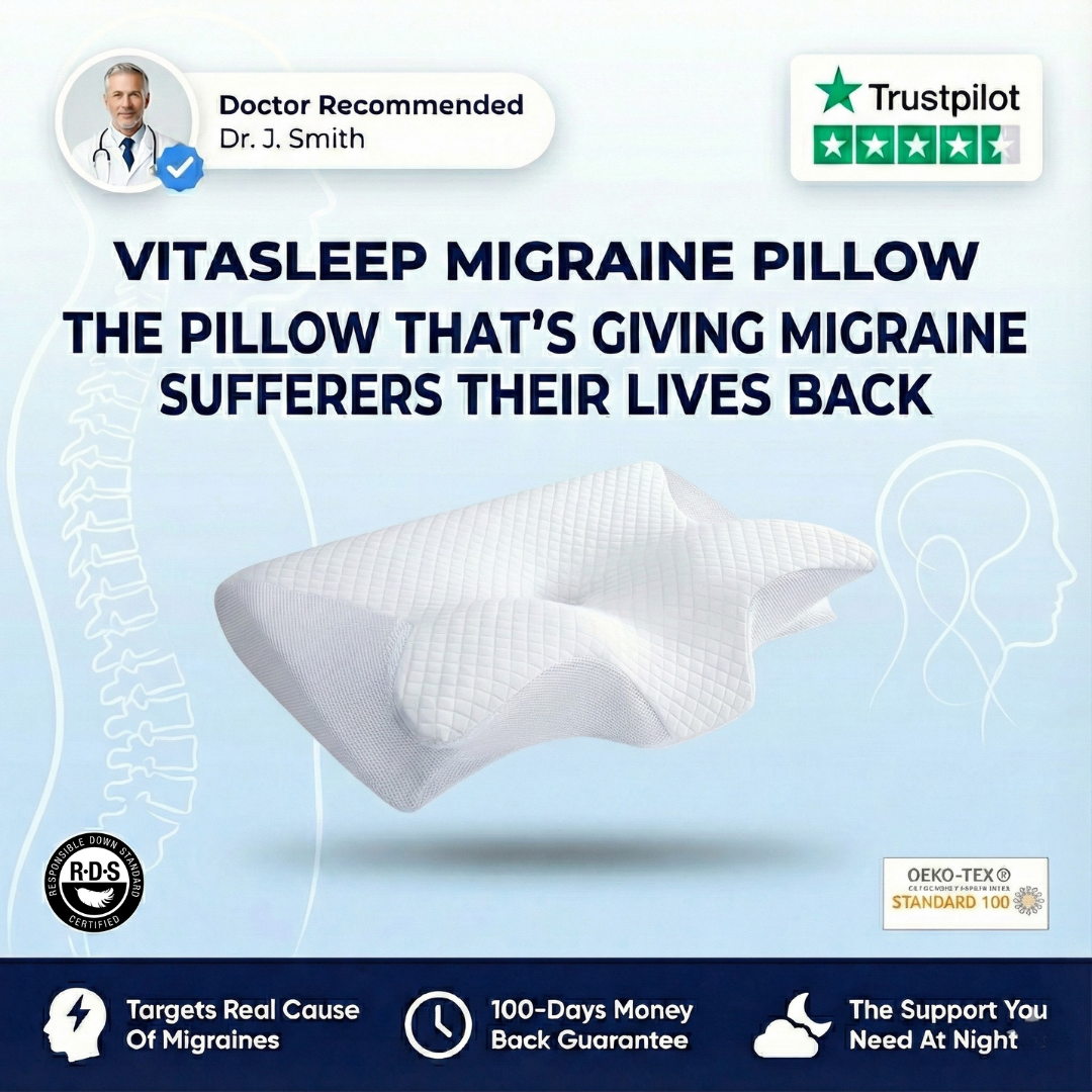 VitaSleep™ – Migraine Pillow