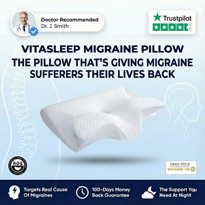 VitaSleep™ – Migraine Pillow