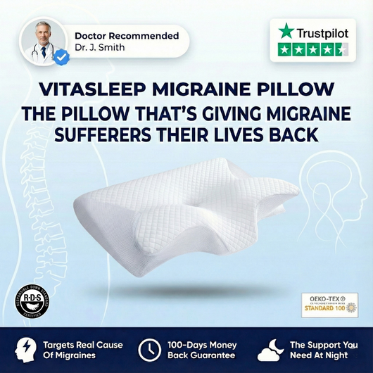 VitaSleep™ – Migraine Pillow