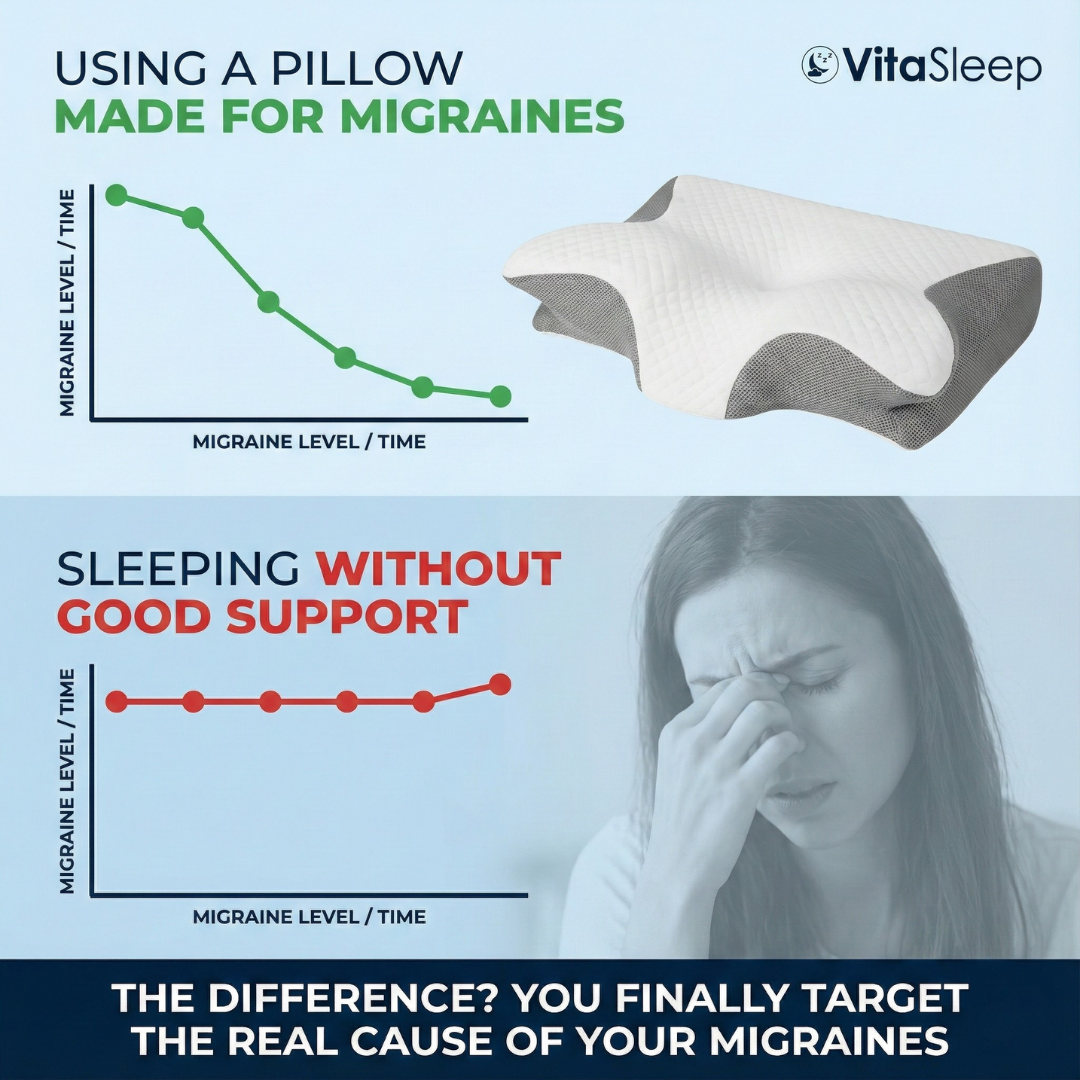 VitaSleep™ – Migraine Pillow